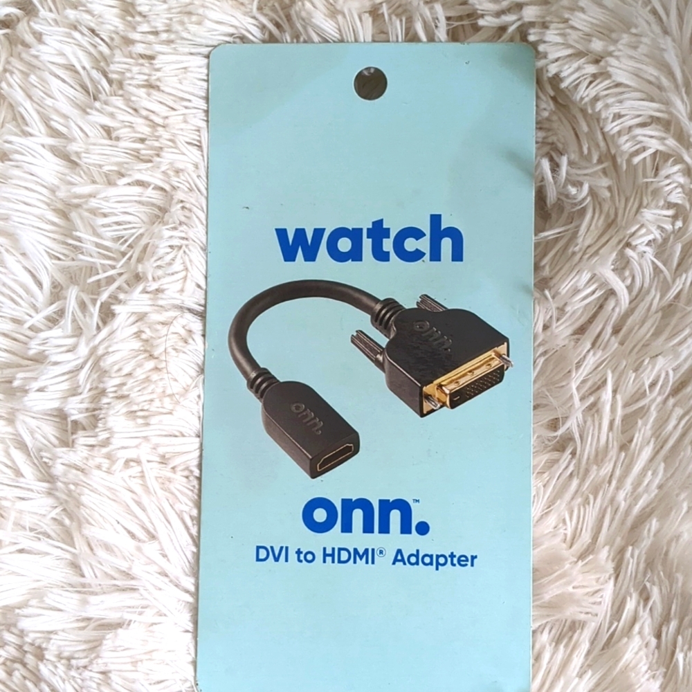 Onn DVI to HDMI Adapter NIB